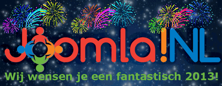 Joomla!NL wenst je een heel gelukkig 2013