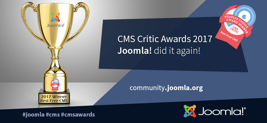 joomla cms critic awards 2017